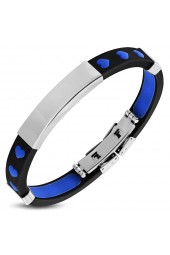 SALE - Unisex apyrankė su plieno dekoracija